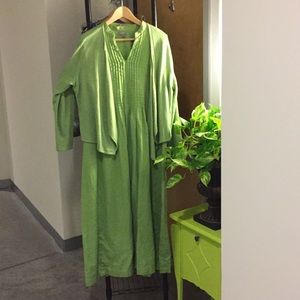 Dress and sweater set.